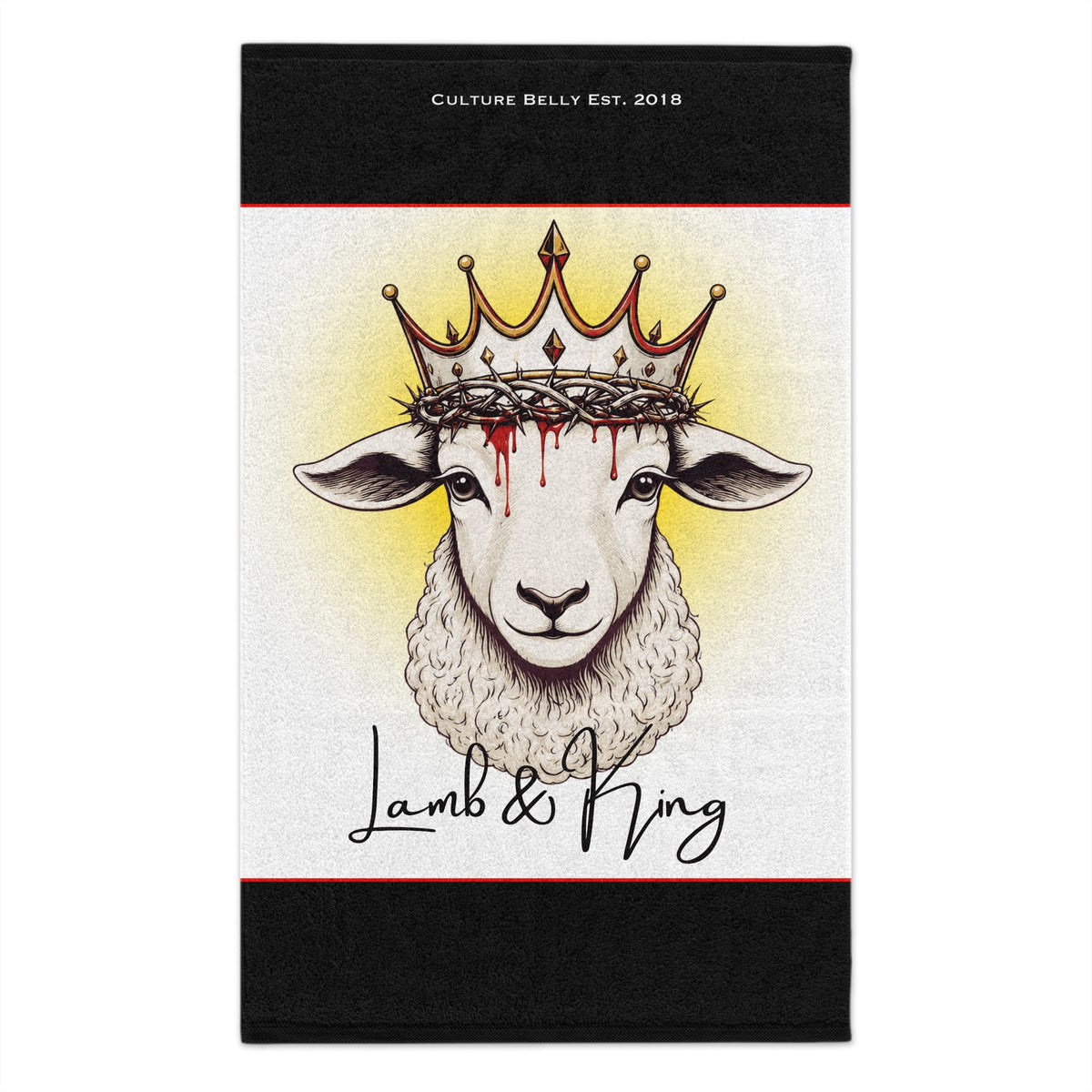 Lamb & King Crown Sweat Towel
