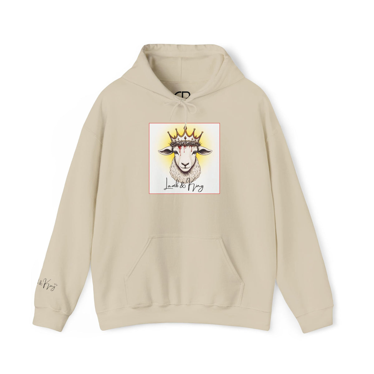 Lamb & King Script Christian Pullover Hoodie