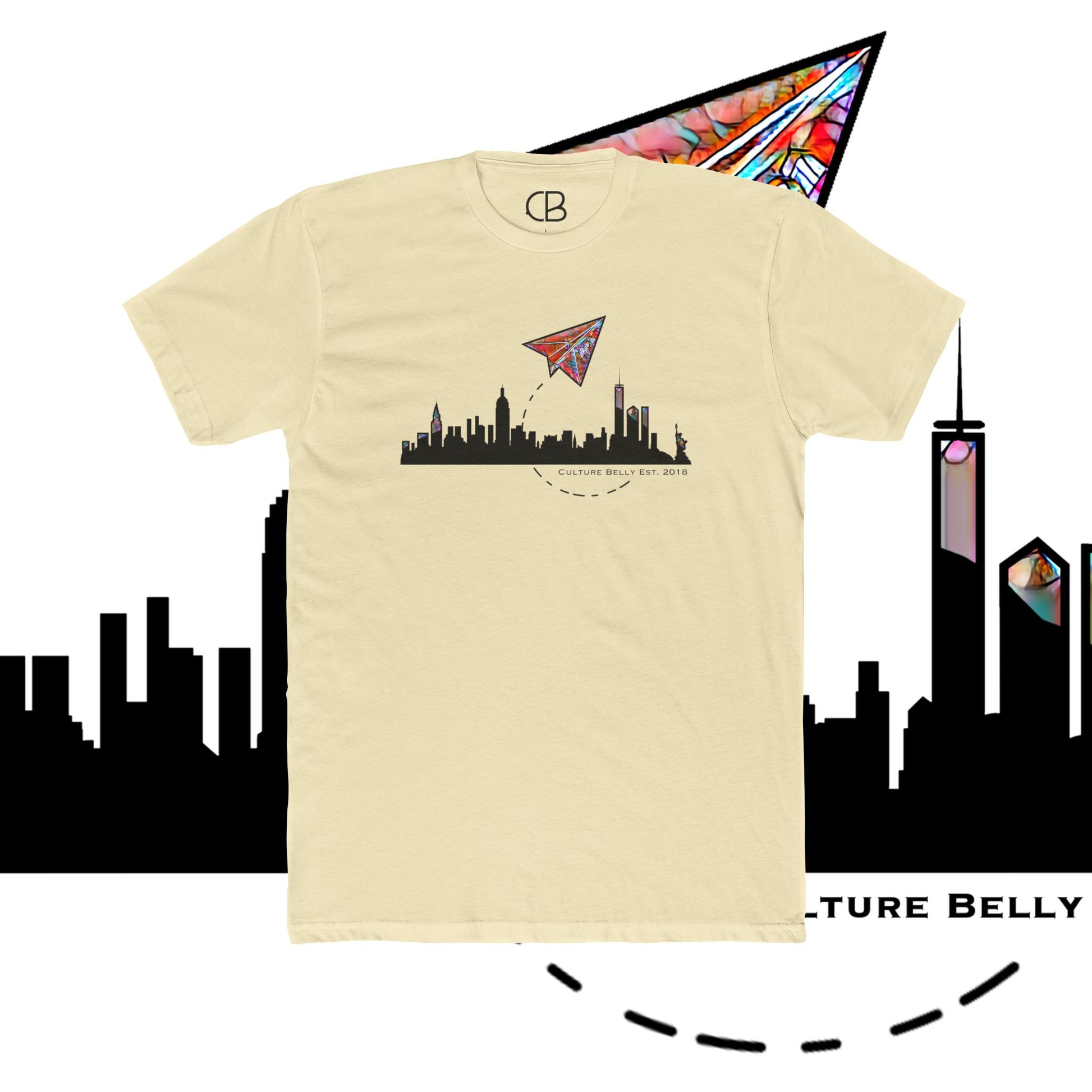 Paper Plane NYC Skyline Tee | NYC Skyline | Everyday Streetwear