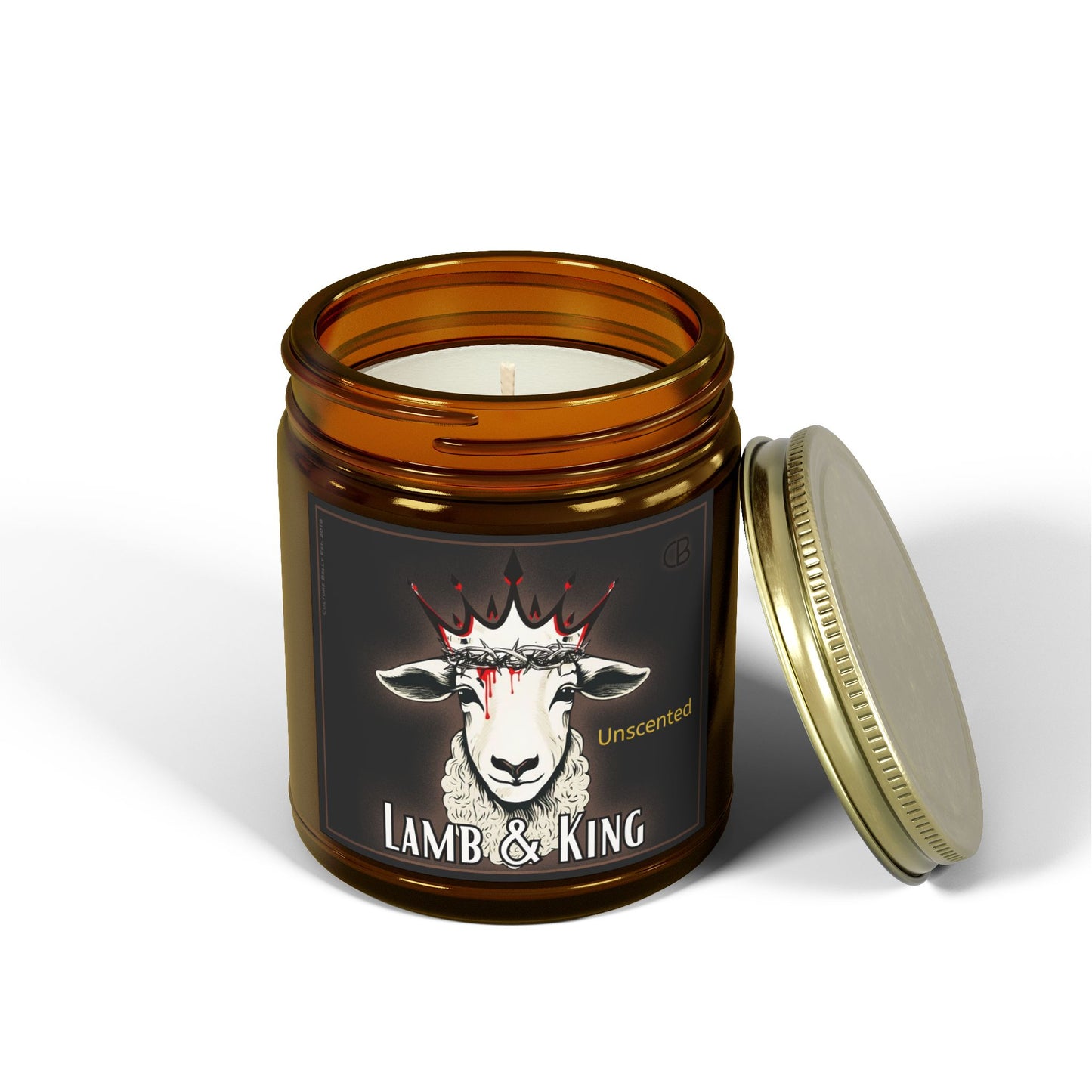 Lamb & King Candle – Pure Light (Unscented)