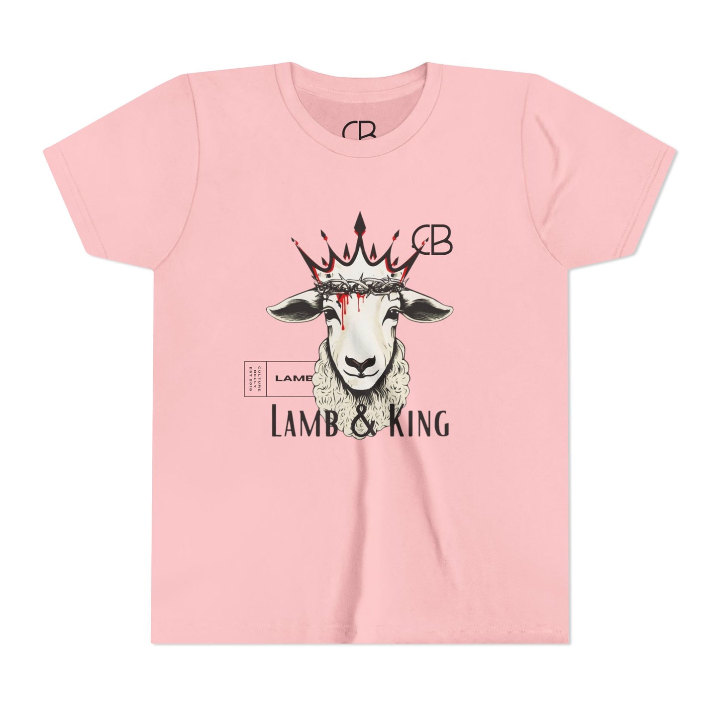 Lamb & King Kids' Faithwear T-Shirt – Strength, Sacrifice & Royalty