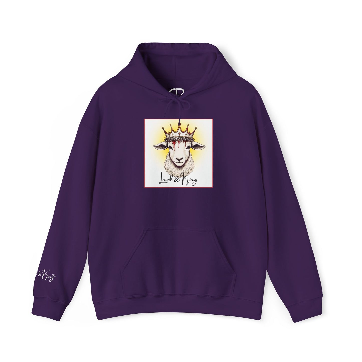 Lamb & King Script Christian Pullover Hoodie