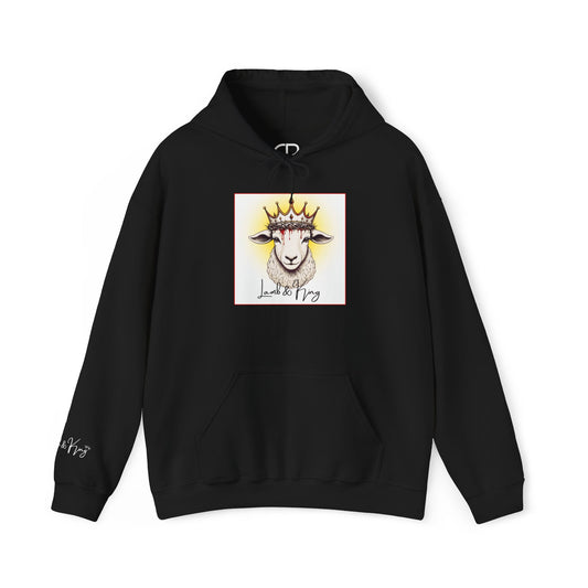 Lamb & King Script Christian Pullover Hoodie