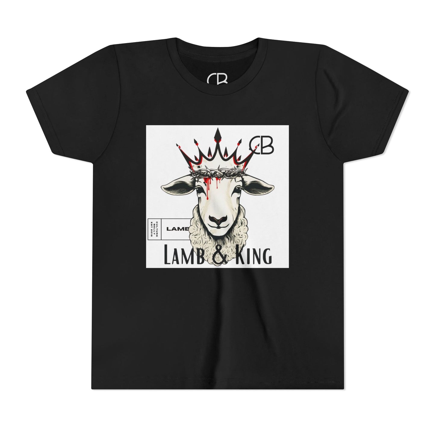 Lamb & King Kids' Faithwear T-Shirt – Strength, Sacrifice & Royalty