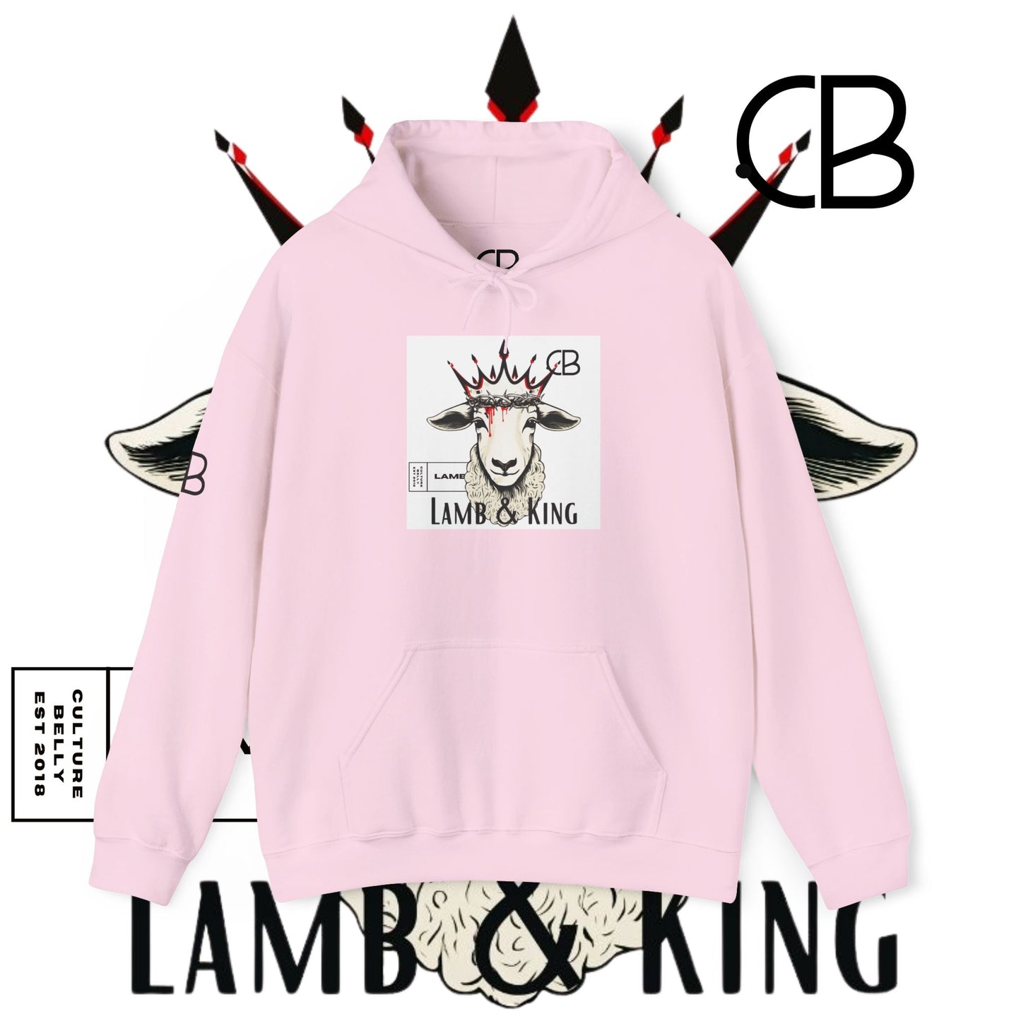 Lamb & King Pullover Hoodie