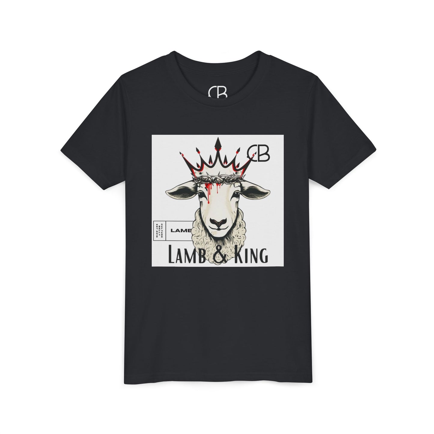 Lamb & King Kids' Faithwear T-Shirt – Strength, Sacrifice & Royalty