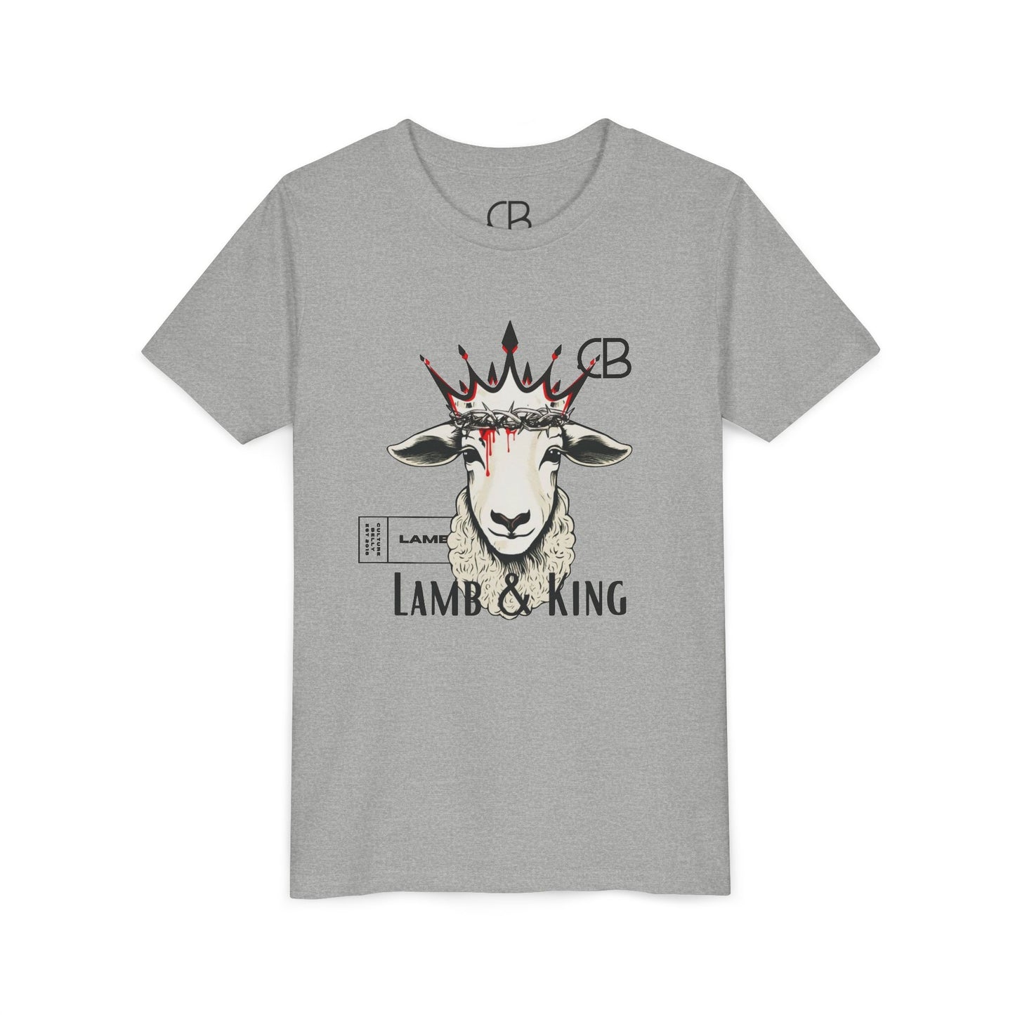 Lamb & King Kids' Faithwear T-Shirt – Strength, Sacrifice & Royalty