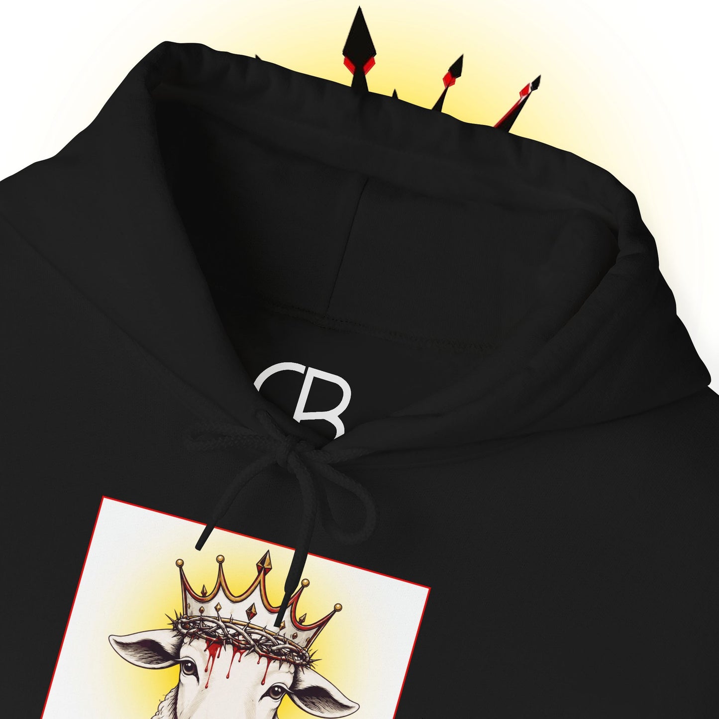 Lamb & King Script Christian Pullover Hoodie