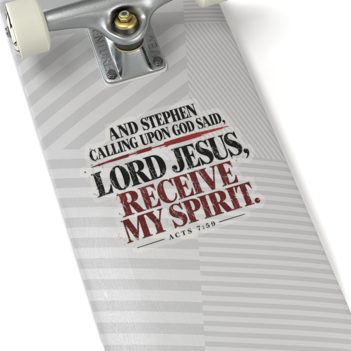 Lord Jesus, Receive My Spirit – Acts 7:59 Vinyl Sticker
