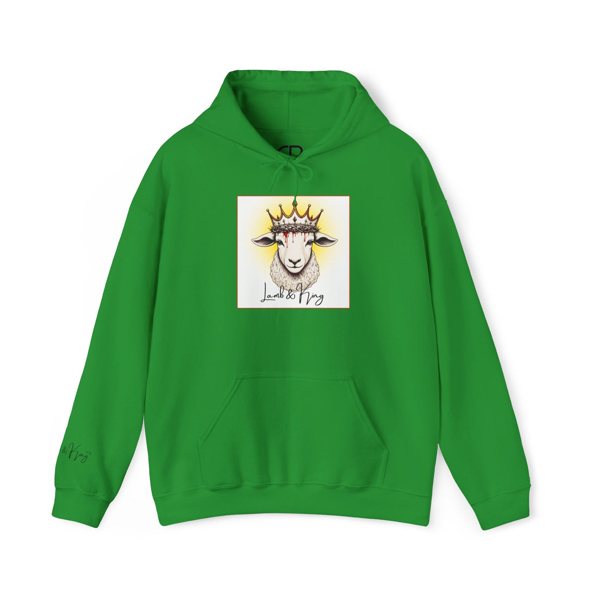 Lamb & King Script Christian Pullover Hoodie