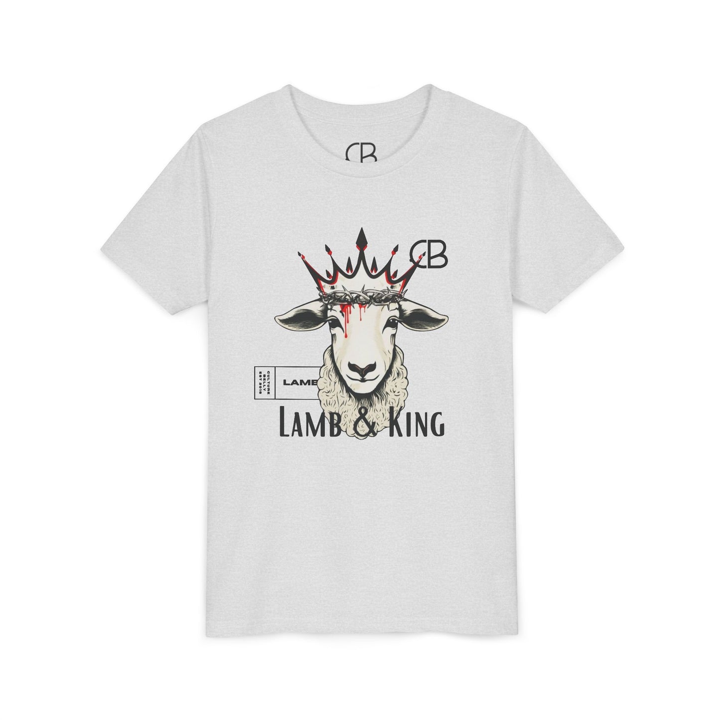 Lamb & King Kids' Faithwear T-Shirt – Strength, Sacrifice & Royalty