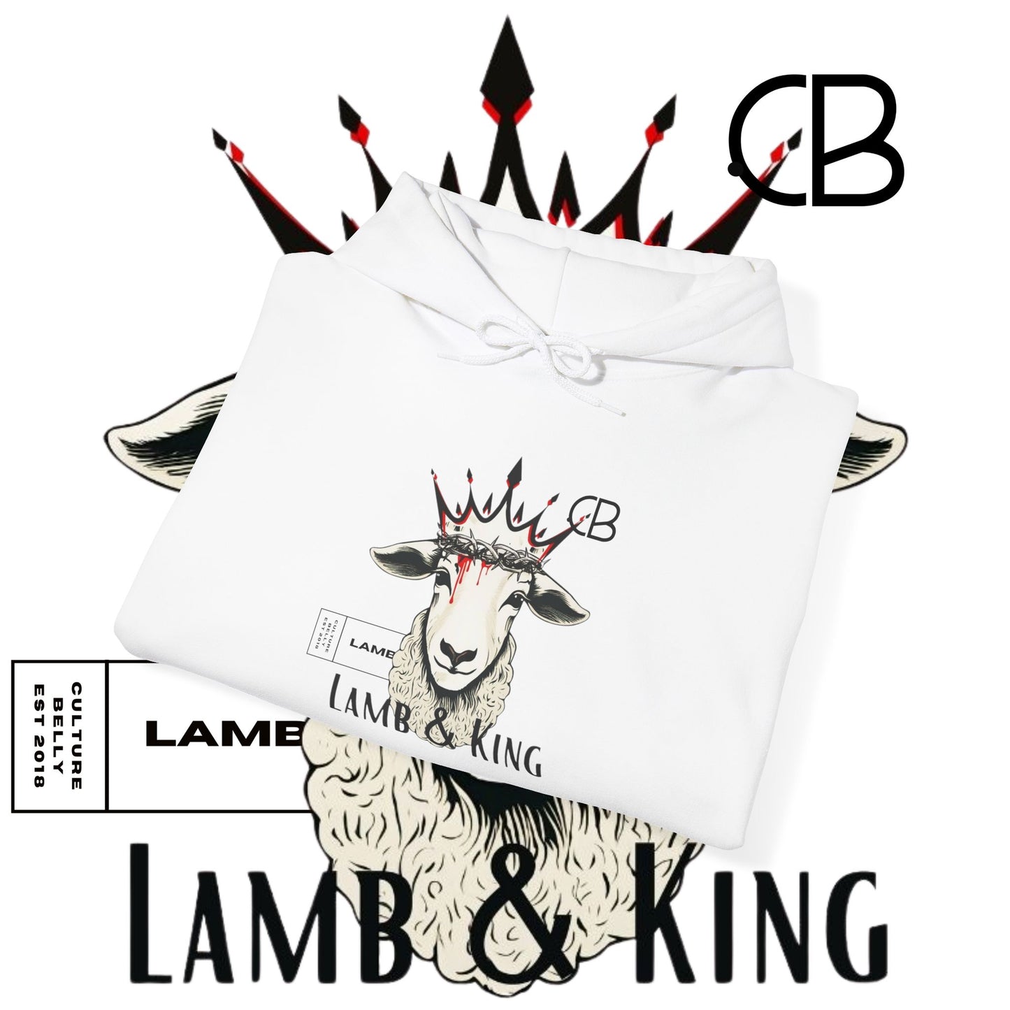 Lamb & King Pullover Hoodie