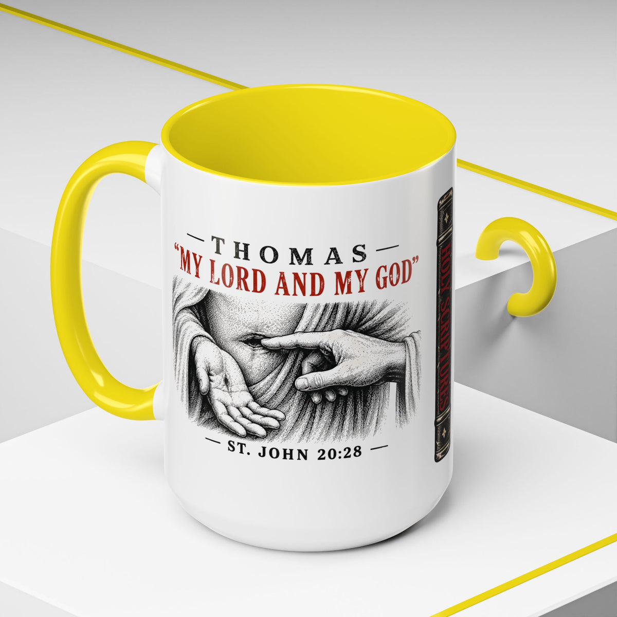 My Lord and My God – John 20:28 Accent Coffee Mug