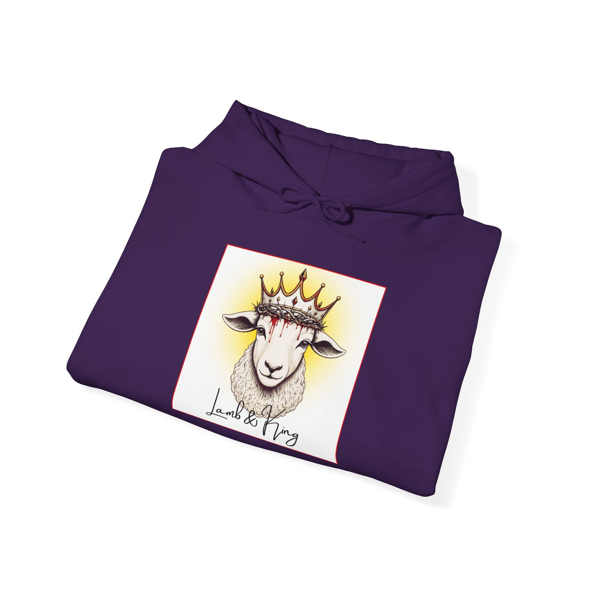 Lamb & King Script Christian Pullover Hoodie