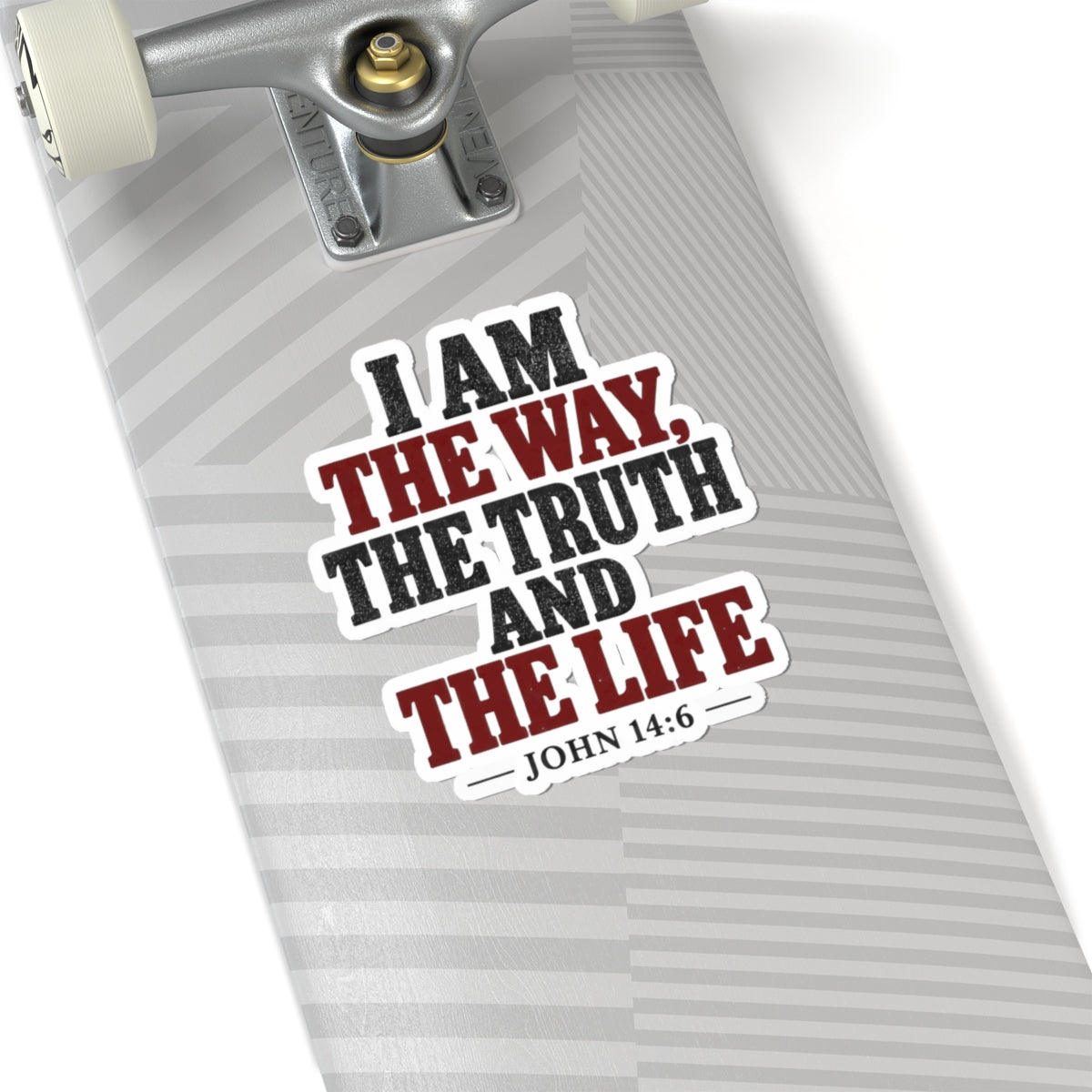 The Way, the Truth and the Life – John 14:6 Vinyl Sticker