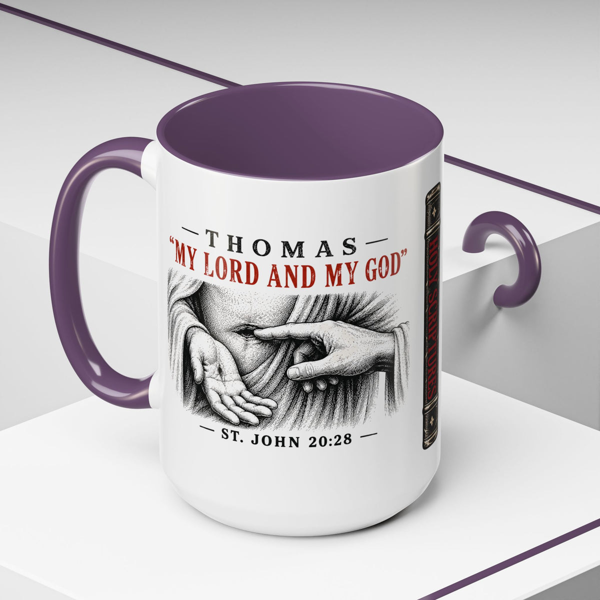 My Lord and My God – John 20:28 Accent Coffee Mug