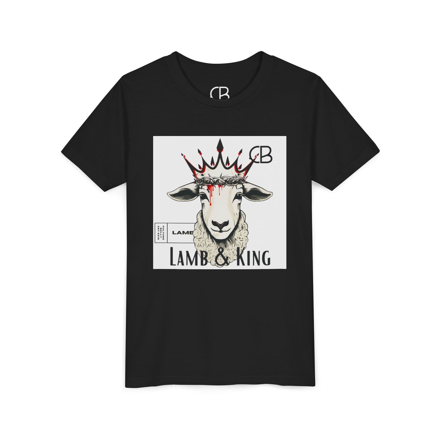 Lamb & King Kids' Faithwear T-Shirt – Strength, Sacrifice & Royalty