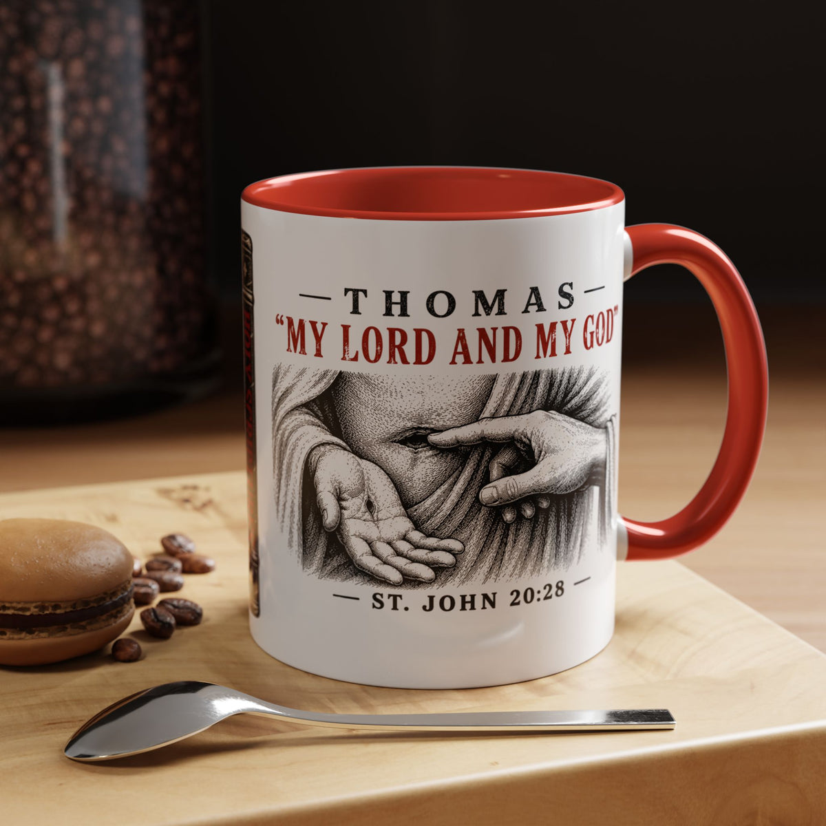 My Lord and My God – John 20:28 Accent Coffee Mug