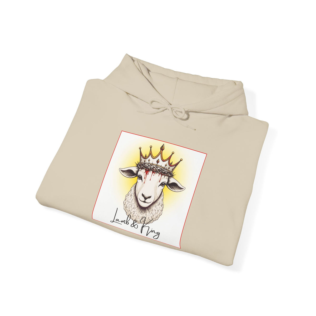 Lamb & King Script Christian Pullover Hoodie