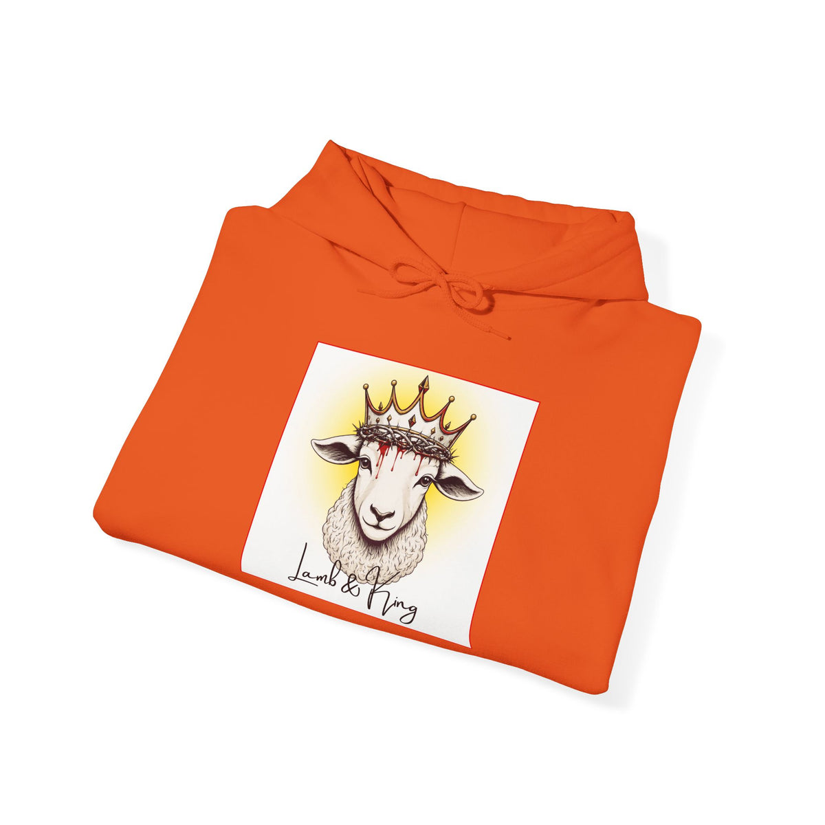 Lamb & King Script Christian Pullover Hoodie
