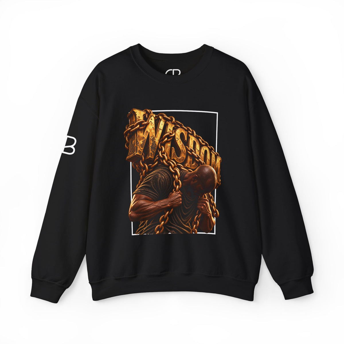 Bearing the Weight of Wisdom Christian Sweatshirt | Culture Belly – alternate product view – Culture Belly