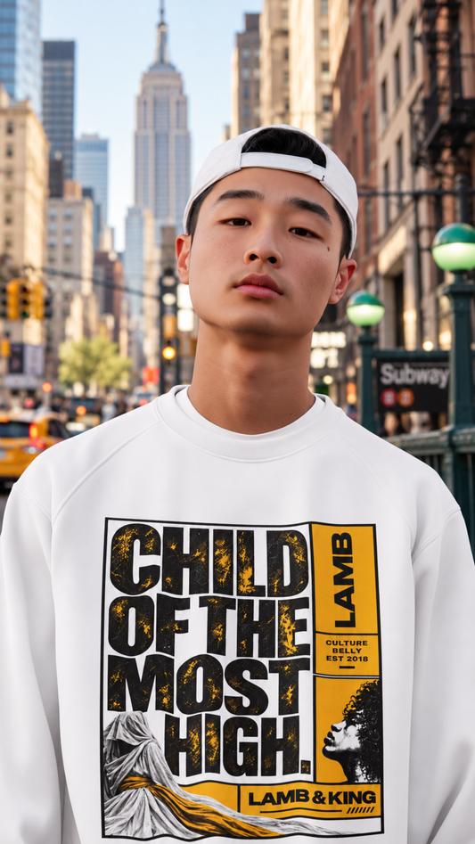 Child of the Most High Christian Sweatshirt