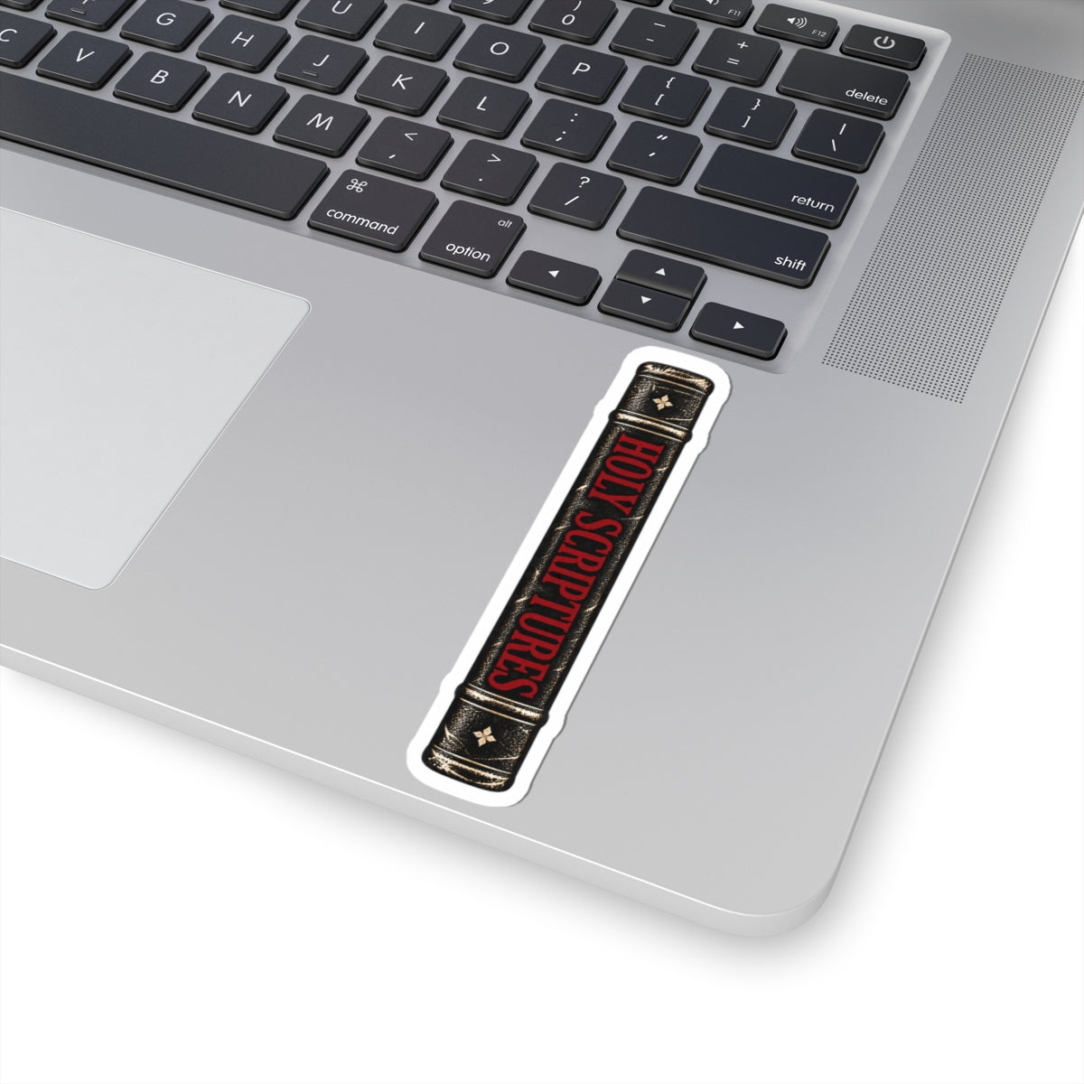 Holy Scriptures Bible Spine Vinyl Sticker – Culture Belly – alternate product view – Culture Belly