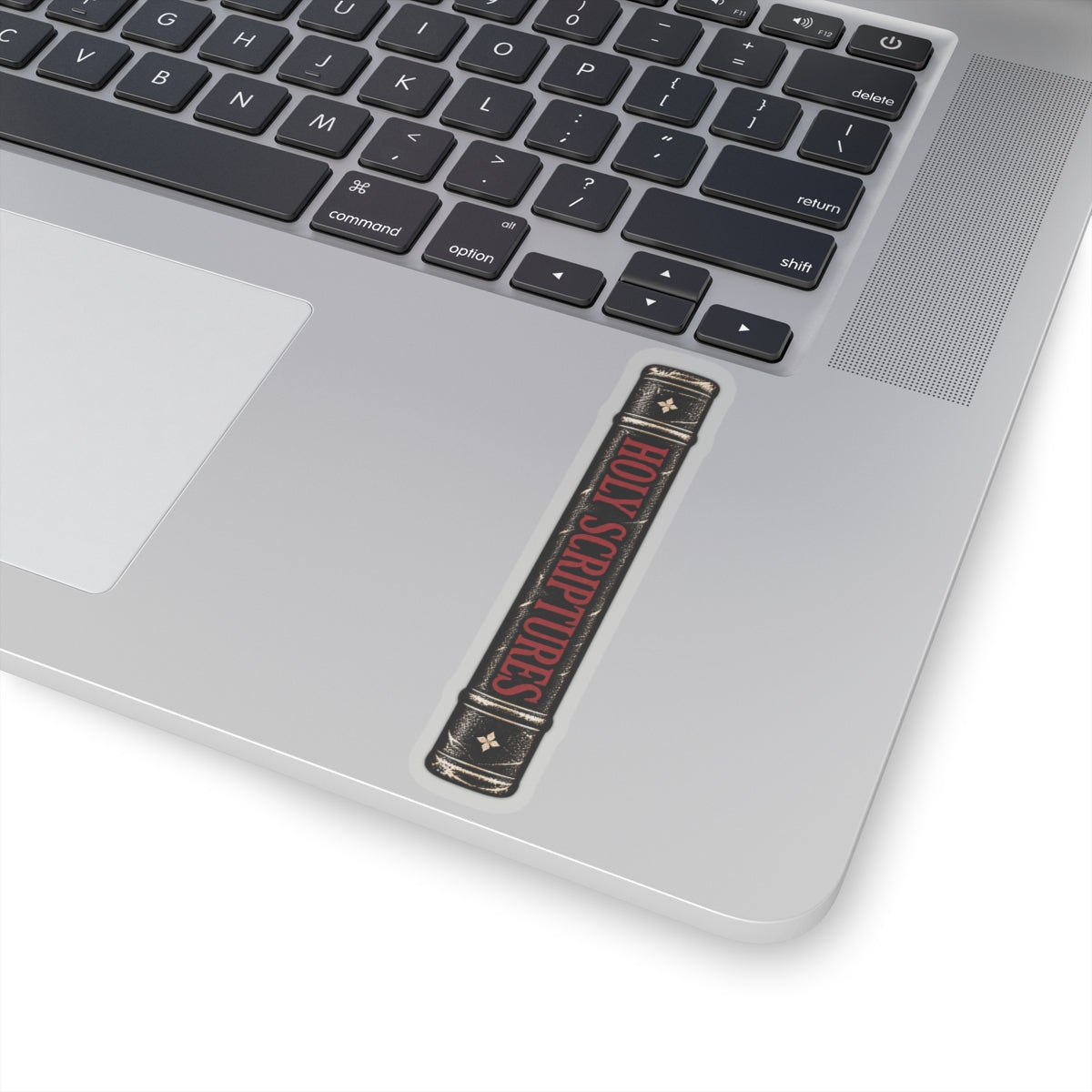 Holy Scriptures Bible Spine Vinyl Sticker – Culture Belly – alternate product view – Culture Belly