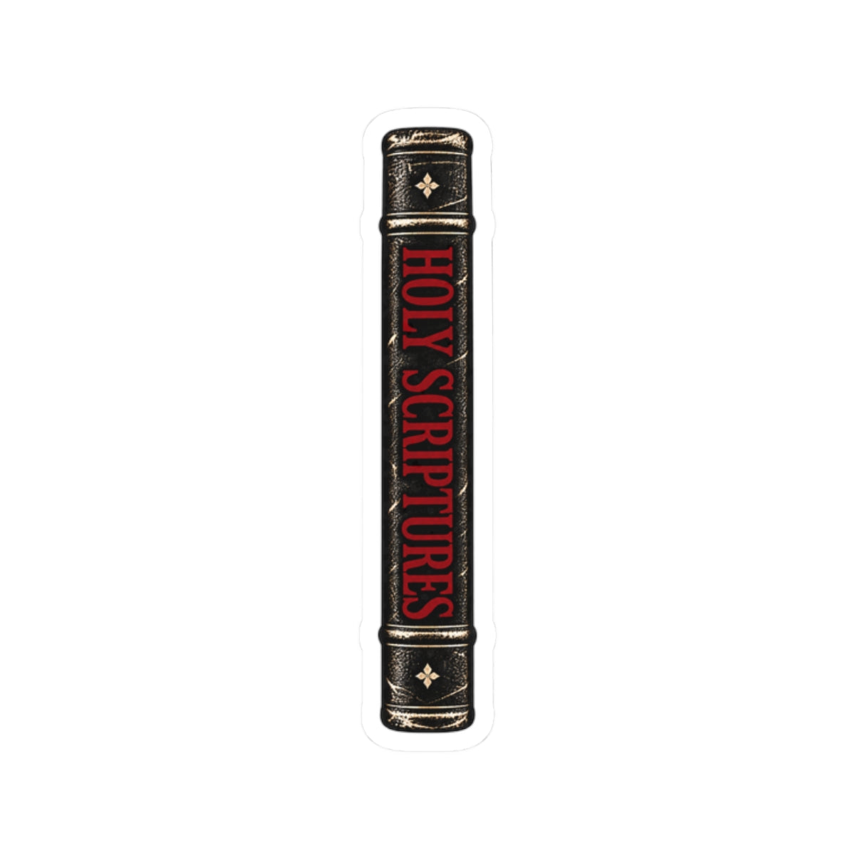 Holy Scriptures Bible Spine Vinyl Sticker – Culture Belly – alternate product view – Culture Belly