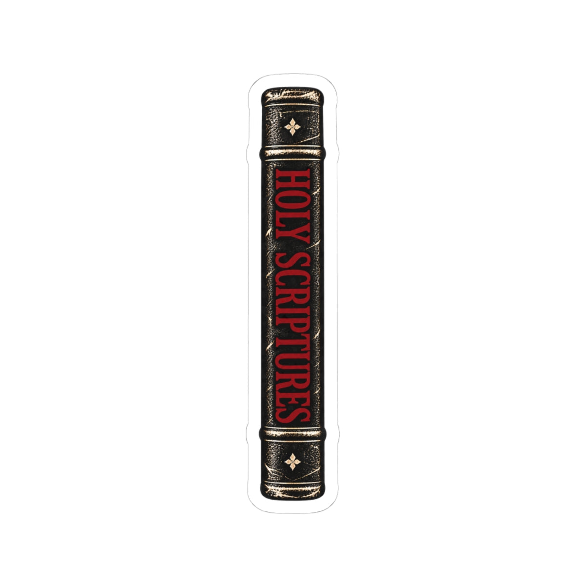 Holy Scriptures Bible Spine Vinyl Sticker – Culture Belly – alternate product view – Culture Belly