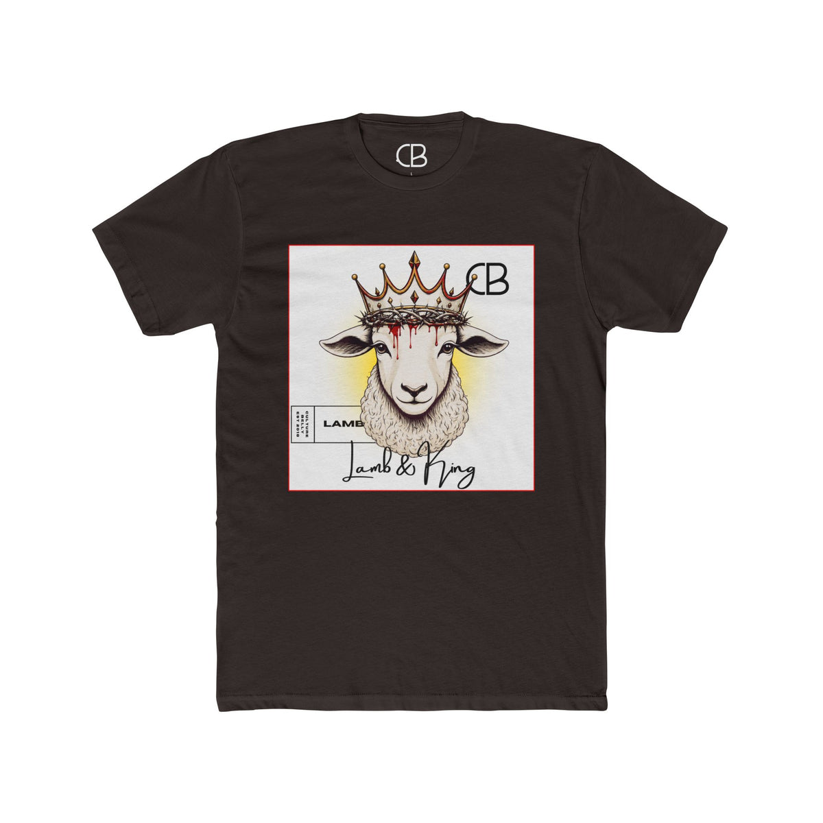 Lamb & King Signature Christian T-Shirt – alternate product view – Culture Belly