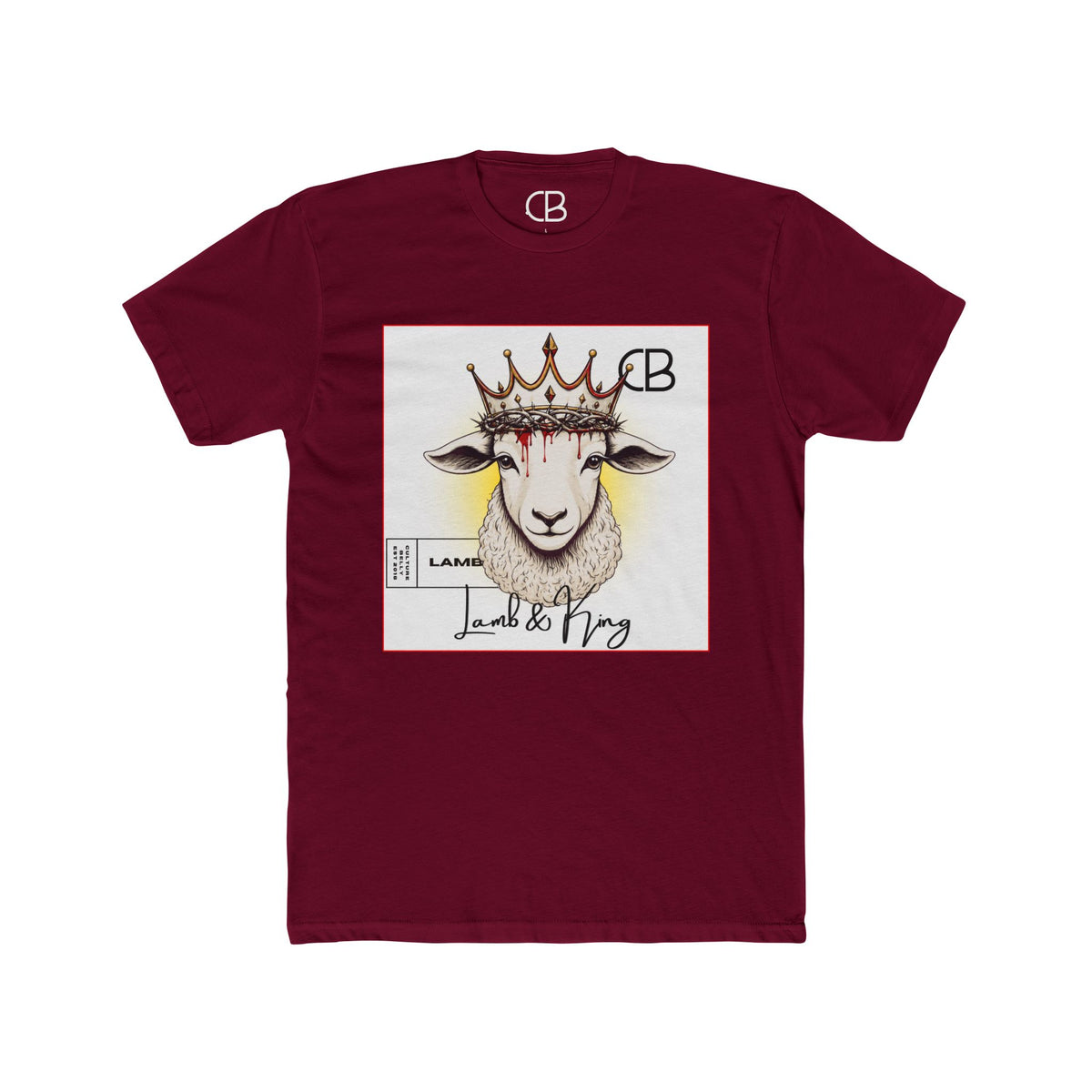 Lamb & King Signature Christian T-Shirt – alternate product view – Culture Belly