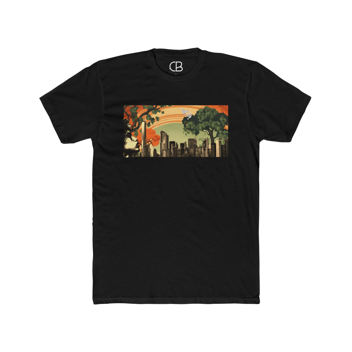NYC in Bloom Graphic T-Shirt – alternate product view – Culture Belly