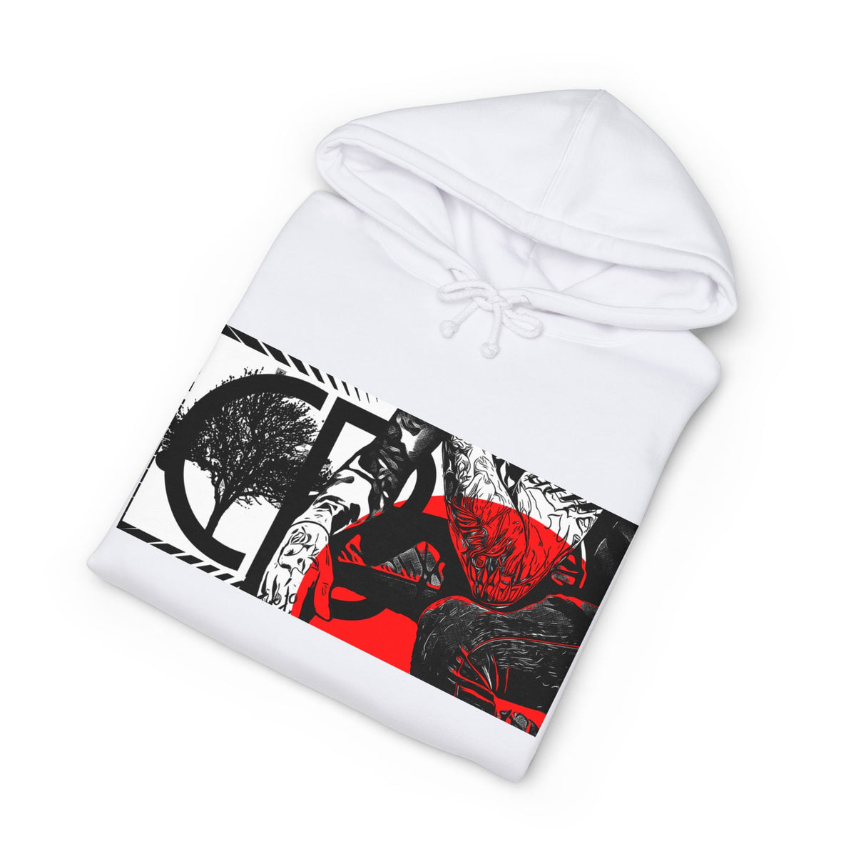 Reflections Graphic Pullover Hoodie – alternate product view – Culture Belly