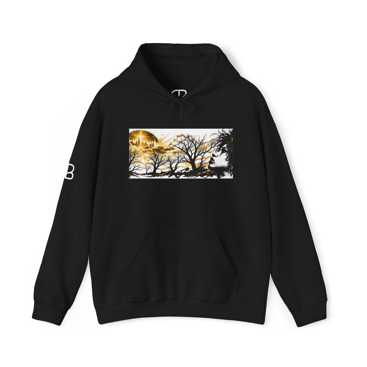 Through the Wilderness Christian Pullover Hoodie – alternate product view – Culture Belly