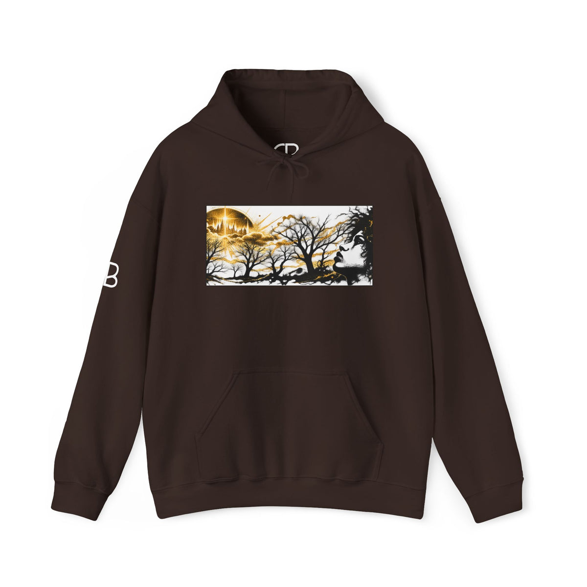 Through the Wilderness Christian Pullover Hoodie – alternate product view – Culture Belly