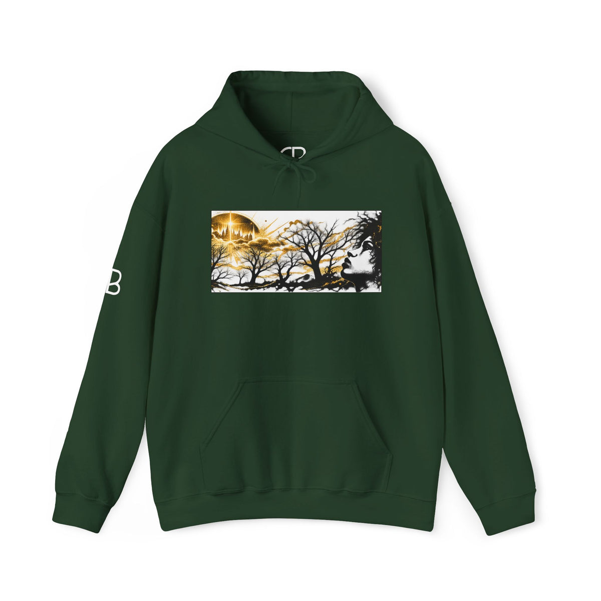 Through the Wilderness Christian Pullover Hoodie – alternate product view – Culture Belly