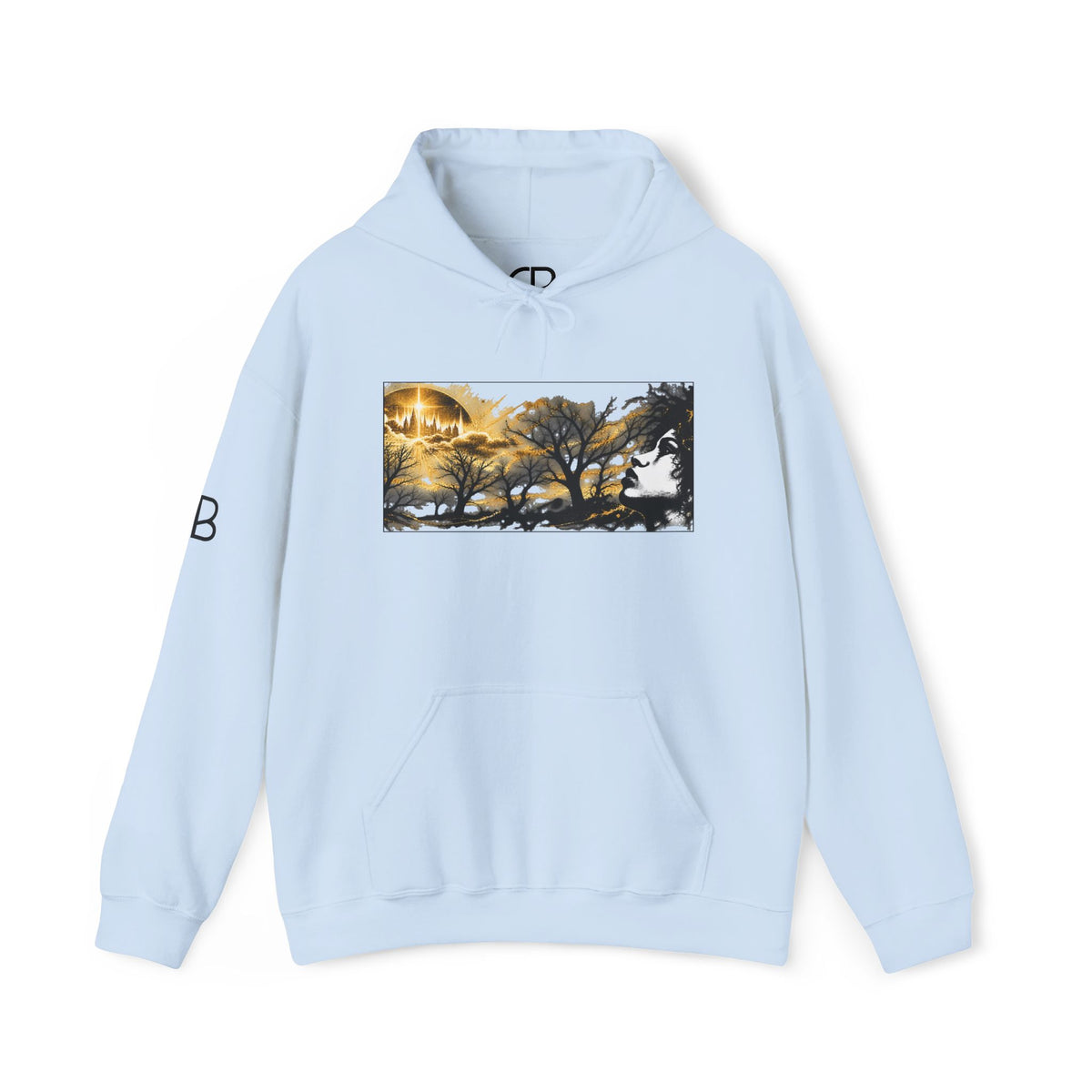 Through the Wilderness Christian Pullover Hoodie – alternate product view – Culture Belly