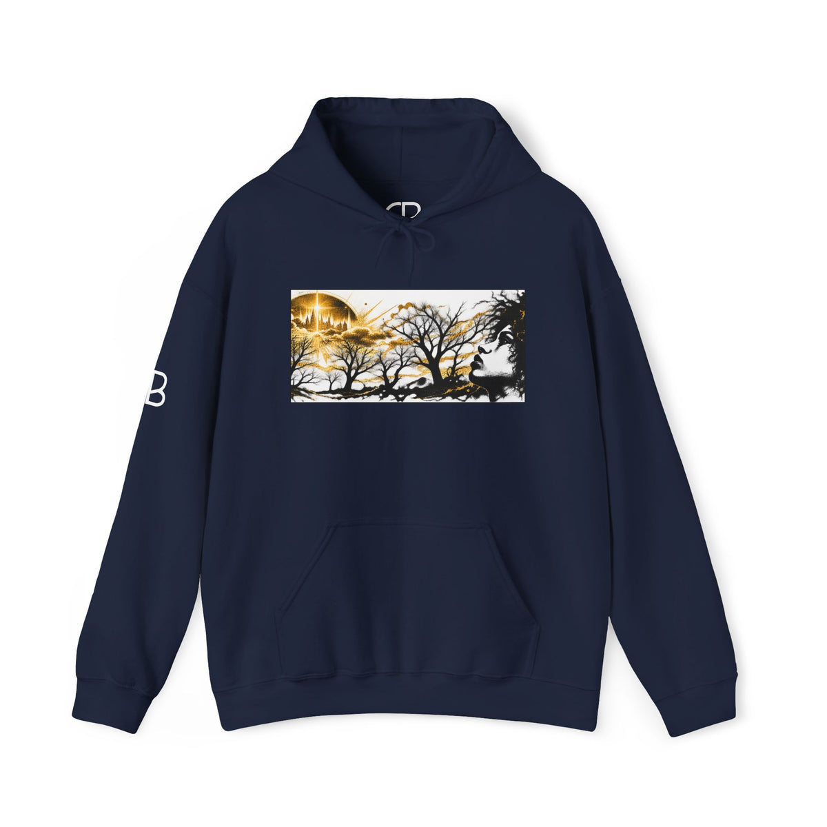 Through the Wilderness Christian Pullover Hoodie – alternate product view – Culture Belly